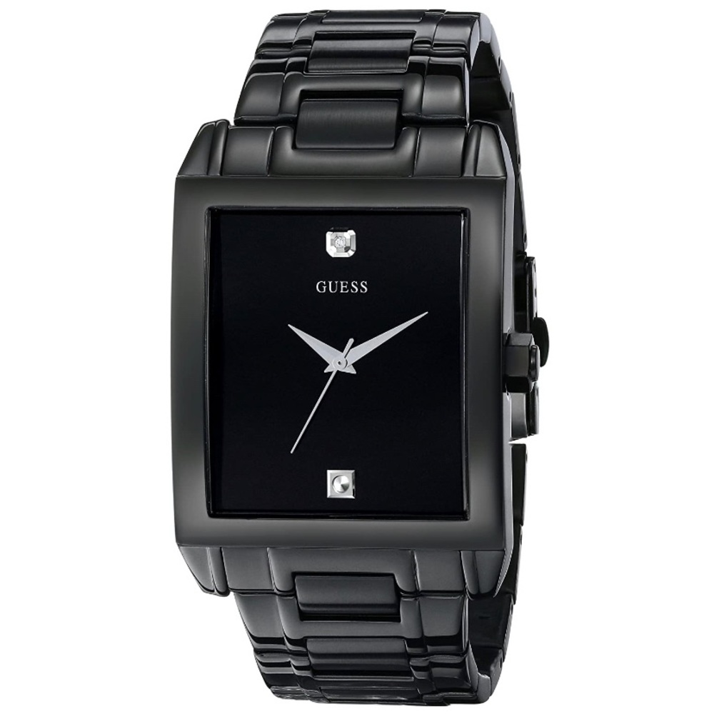 Guess watch black stainless steel genuine diamond